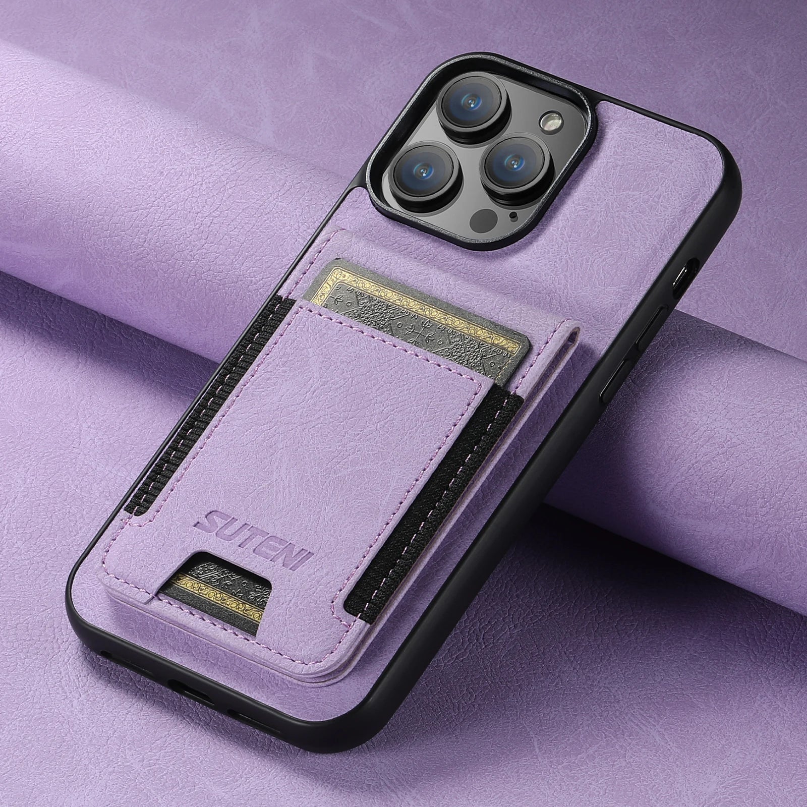 Luxury Leather Magnet Card Holder Phone Case Flip Wallet Kickstand Cover For iPhone 16 15 14 13 12 11 Pro Plus Max