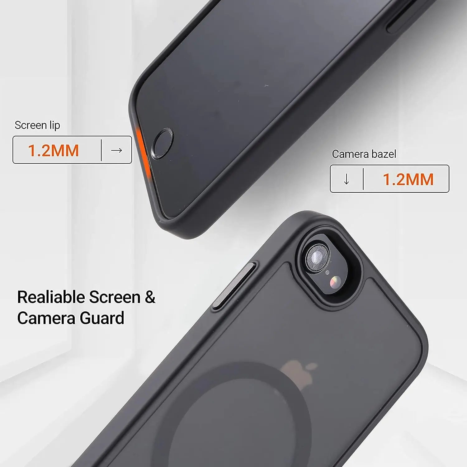 Magnetic Case For Magsafe Mag Safe iPhone SE 3 2 2022 2020 8 16 E 16e 16Pro 15 Pro Max 14 Plus 13 12 11 Black Cover Accessories