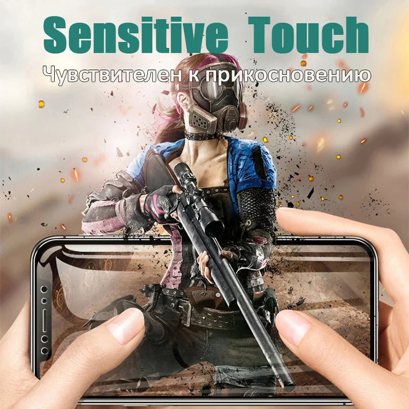 5PCS Full Cover Hydrogel Film for iPhone 11 12 13 14 15 16 Pro Max 12 Mini X Xr Xs Screen Protector for iPhone 7 8 Plus SE 2022