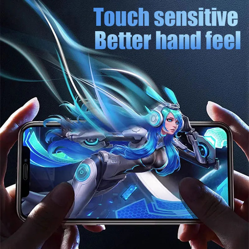 5PCS Full Cover Tempered Glass For iPhone 11 12 13 14 15 16 Pro Max Screen Protector For iPhone X XR Xs Max Protective Film