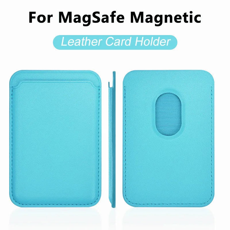 Luxury For Magsafe Magnetic Leather Wallet Case For iPhone 13 12 16 14 Pro Max 15Pro S24 Card Holder Phone Bag Cover Accessories